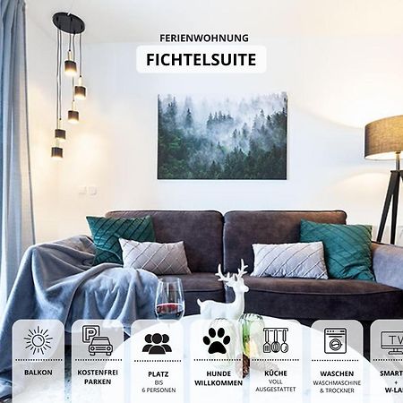 Die Fichtelsuite 1-6 Pers Ferienwohnung Nahe Ochsenkopf Sued 800M In Fleckl Warmensteinach Bagian luar foto